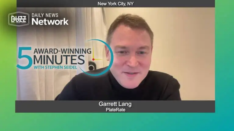 5 Award Winning Minutes With Garrett Lang of PlateRate