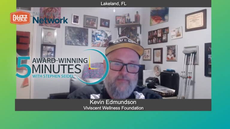 5 Award Winning Minutes With Kevin Edmundson of Viviscent Wellness Foundation