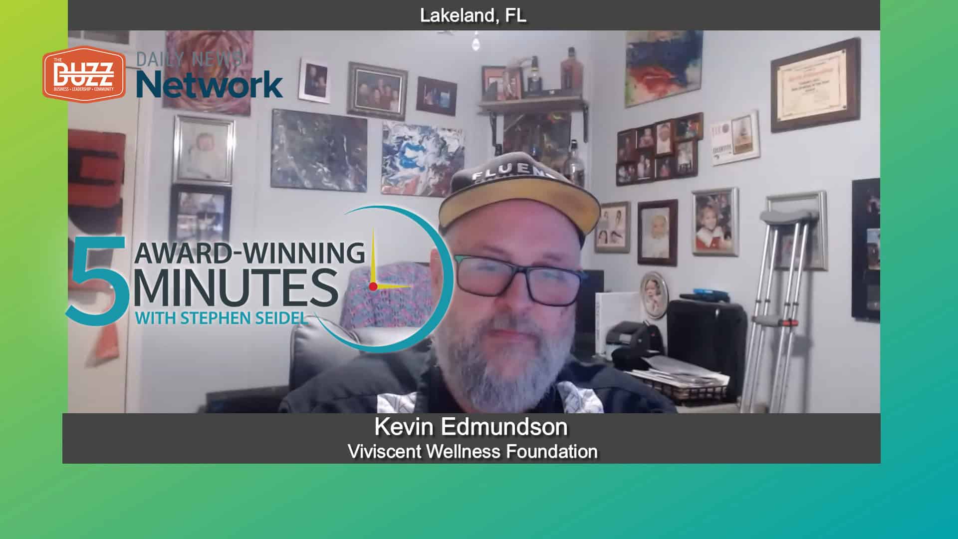 5 Award Winning Minutes With Kevin Edmundson of Viviscent Wellness Foundation