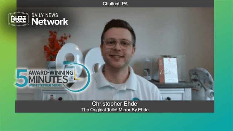5 Award Winning Minutes With Christopher Ehde of The Original Toilet Mirror By Ehde