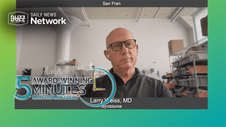 5 Award Winning Minutes With Larry Weiss, MD of Symbiome