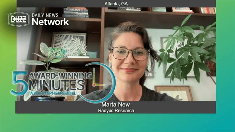 5 Award Winning Minutes With Marta New of Radyus Research