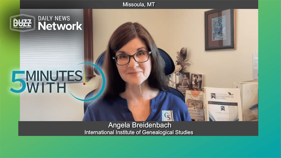 5 Minutes With Angela Breidenbach of International Institute of Genealogical Studies