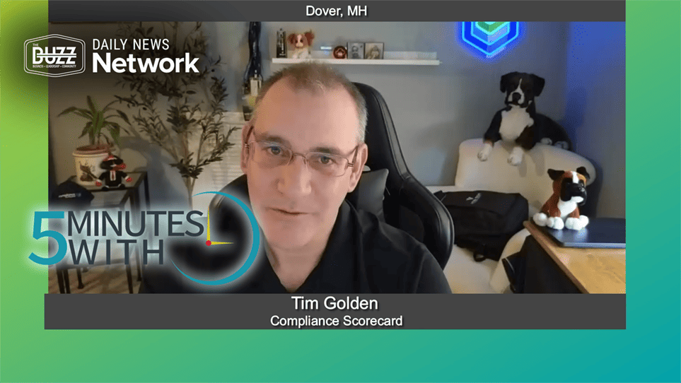 5 Minutes With Tim Golden of Compliance Scorecard