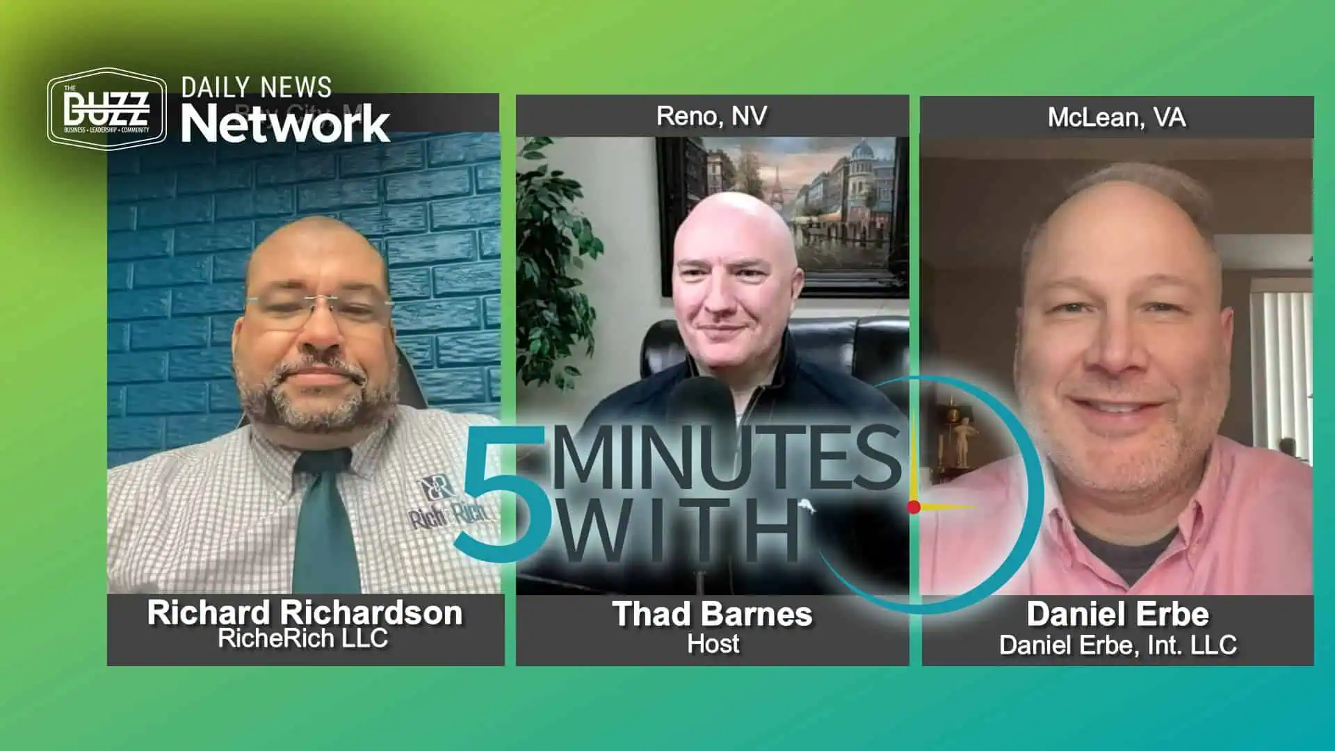 5 Minutes With Richard Richardson of RichieRich LLC and Daniel Erbe of Daniel Erbe, Int. LLC